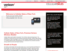 Tablet Screenshot of cellularsalesofnewyork.com